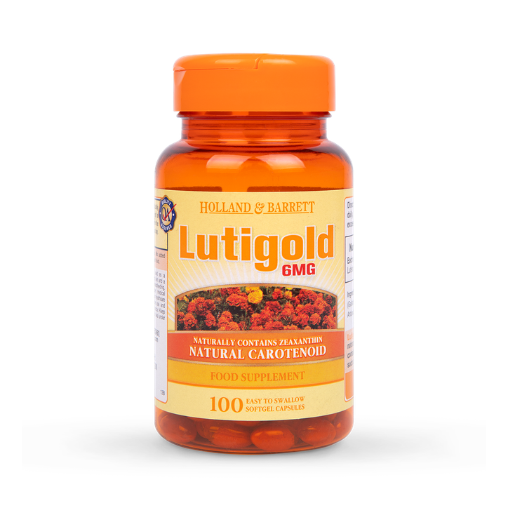 Holland & Barrett Lutigold Lutein 100 Capsules 6mg